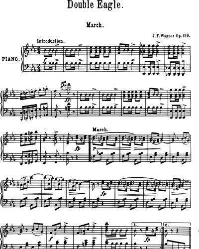 Under The Double Eagle March Op. 159