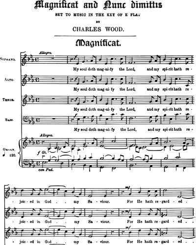 Magnificat And Nunc Dimittis (in E-flat)