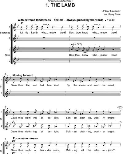 Choral Music for Upper Voices