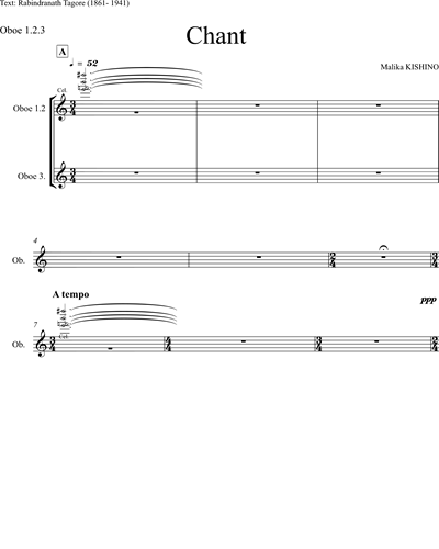 Oboe 1 & Oboe 2 & Oboe 3