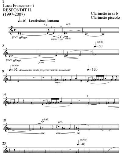 Clarinet in Bb/Piccolo Clarinet