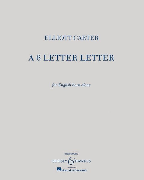 A 6 Letter Letter