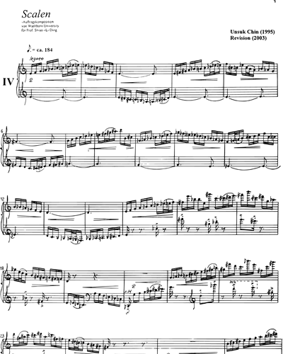 Piano Etude No. 4, "Scalen"