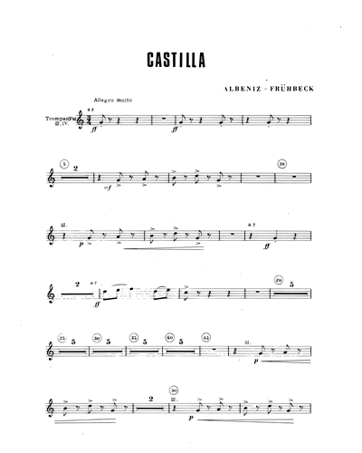 Castilla (n° 7 de la "Suite Española")