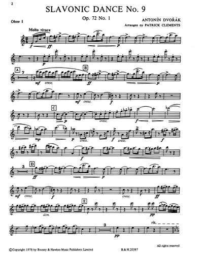 Slavonic Dance No. 9, op. 72/1