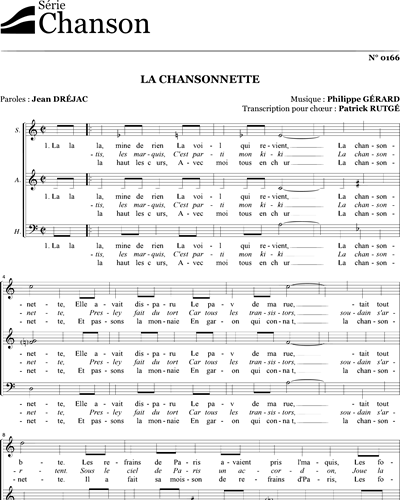 La chansonnette