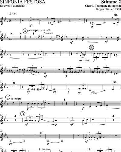 [Choir 1] Trumpet in C 2 (Alternative)