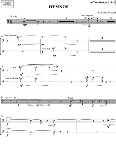 [Orchestra A] Trombone 1 & Trombone 2