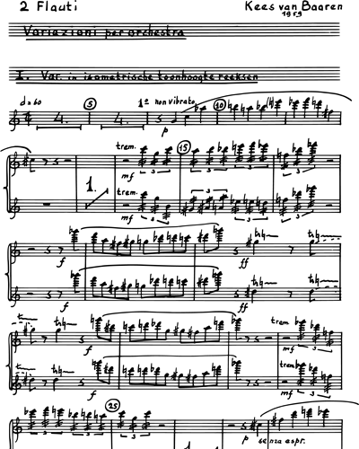 Variations for Orchestra