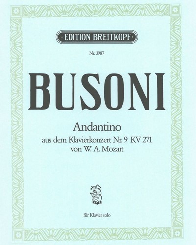 Andantino (from Piano Concerto No. 9, K. 271)