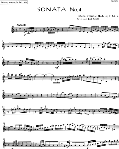 Sonata No.4 in C major, op. 2