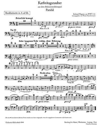 Bass Clarinet (ad libitum)