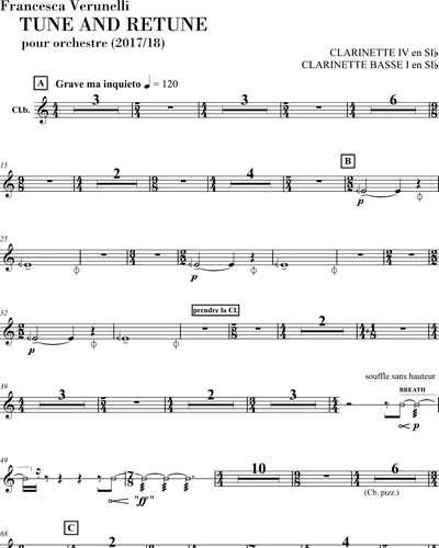 Clarinet in Bb 4/Bass Clarinet 1