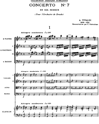 Concerto n. 7 en Sol mineur