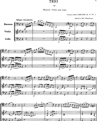 Trio op. 33 Nr. 3