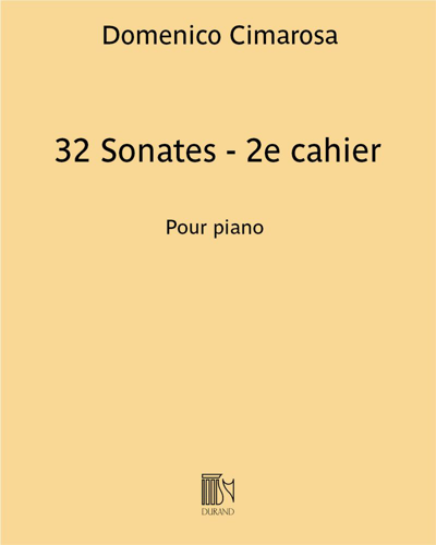 32 Sonates - 2e cahier