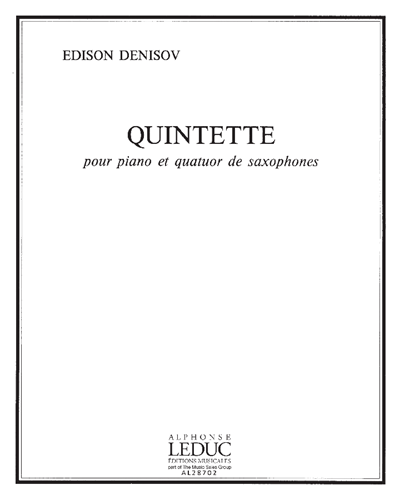 Quintette pour piano et quatuor de saxophones