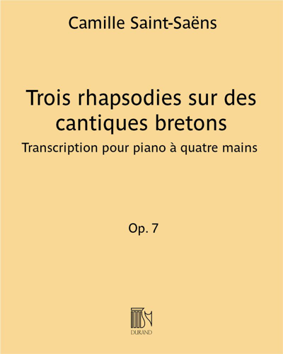3 Rhapsodies on Breton Themes, op. 7