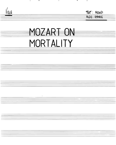 Mozart on Mortality