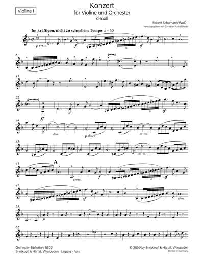 Violinkonzert d-moll WoO 1