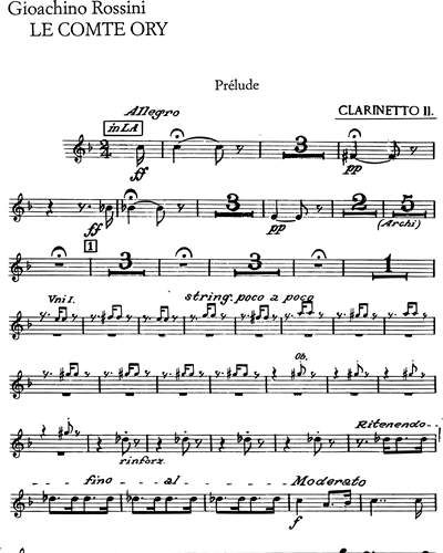 Clarinet in A 2/Clarinet in C 2/Clarinet in Bb 2