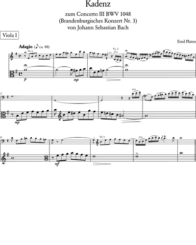 Viola 1 (Cadenza)