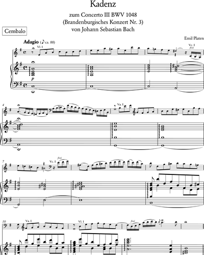 Brandenburg Concerto No. 3 in G major, BWV 1048