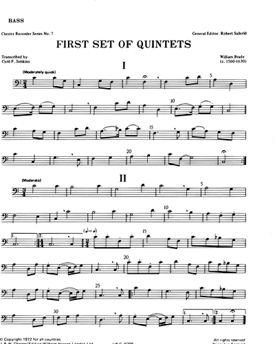 First Set of Quintets