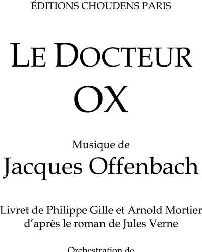 Le Docteur Ox (Perrine version)