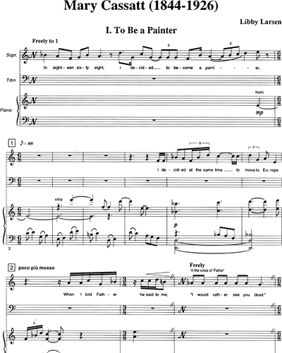 Mezzo-soprano & Trombone & Piano Reduction