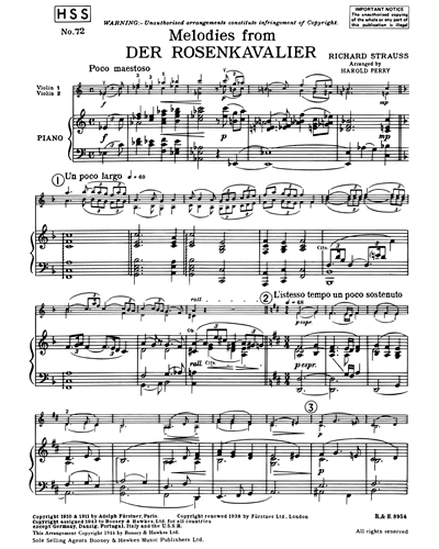 Melodies from 'Der Rosenkavalier'