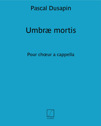 Umbræ mortis Sheet Music by Pascal Dusapin | nkoda | Free 7 days trial