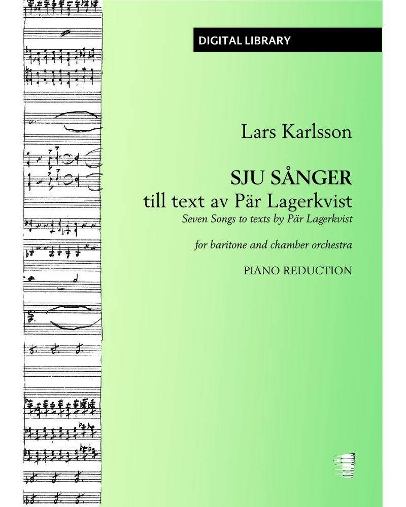 Seven Songs to texts by Pär Lagerkvist
