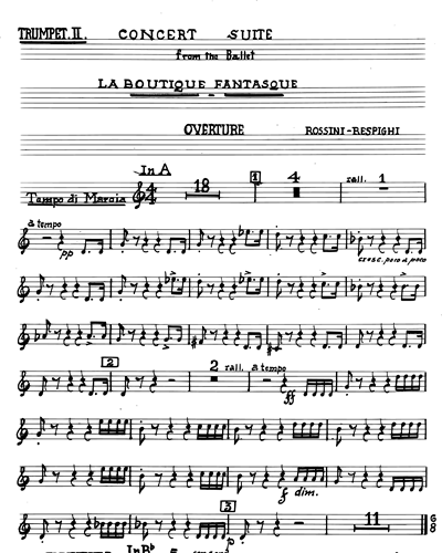 Concert Suite (from the Ballet "La boutique fantasque")