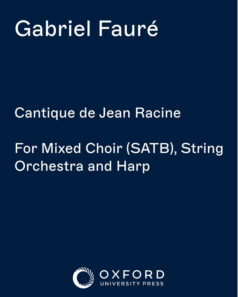 Cantique de Jean Racine, op. 11