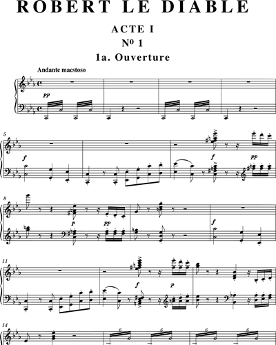 [Acts 1-2] Opera Vocal Score