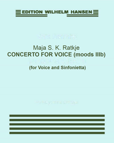 Concerto for Voice (Moods IIIb)
