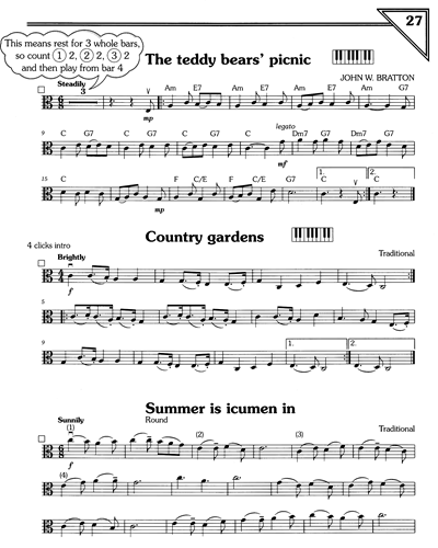 "The Teddy Bear's Picnic" & "Country Gardens" & "Summer Is Icumen In"