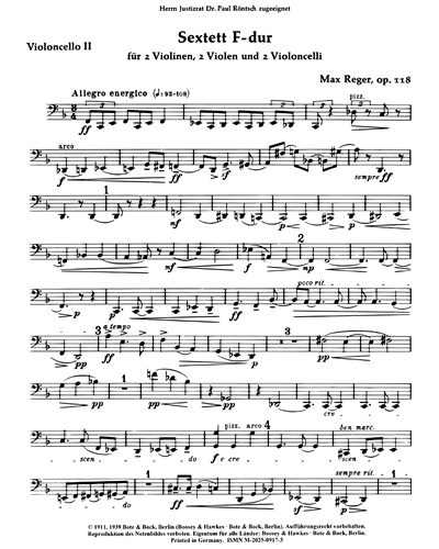 Sextet F major op. 118