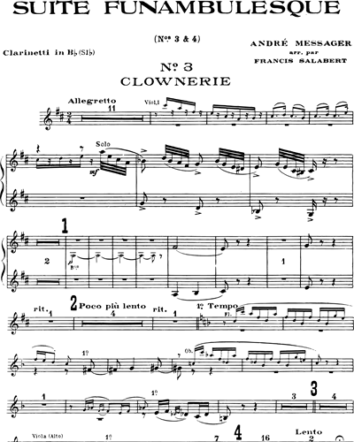 Clarinet 1 - 2