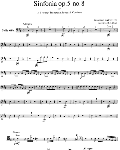 Sinfonia in D op. 5 Nr. 8