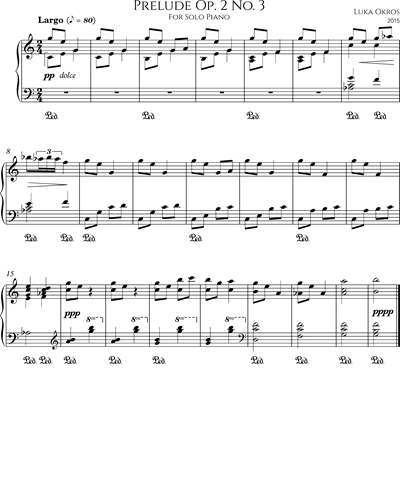 Prelude Op. 2 No. 3