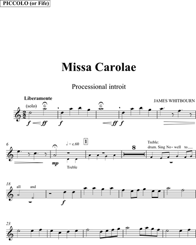 Missa Carolae [2012 Revision]