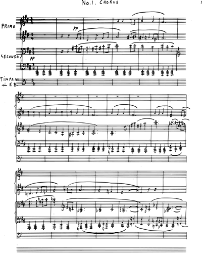 Full Score & Piano Duet