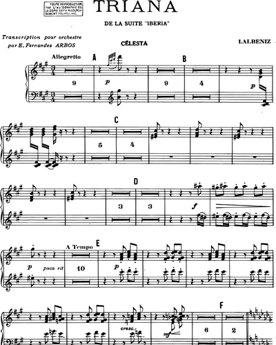 Triana (extrait n. 3 de la Suite "Iberia")