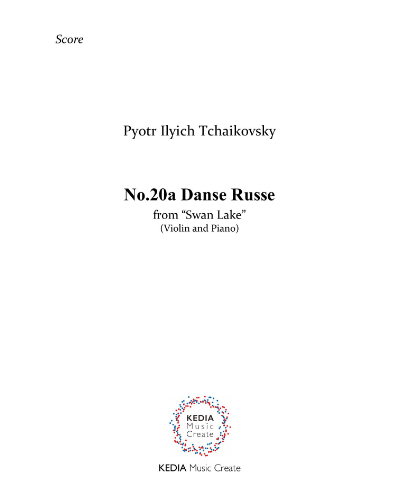 "Swan Lake" No.20a Danse Russe
