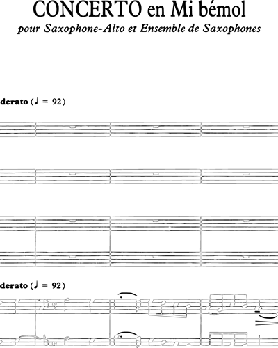 Concerto en Mi bémol, Op. 109