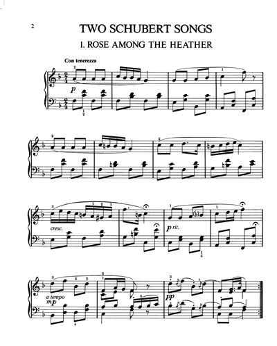 "To Music" & "Rose Among the Heather"