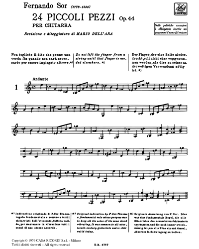 24 Piccoli Pezzi Op. 44