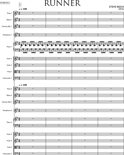 Steve Reich Song Collection 5 Score/まとめて - アート・デザイン・音楽